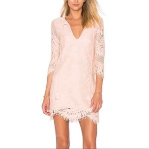 Lovers + Friends 3/4 Sleeve Shift Dress Small